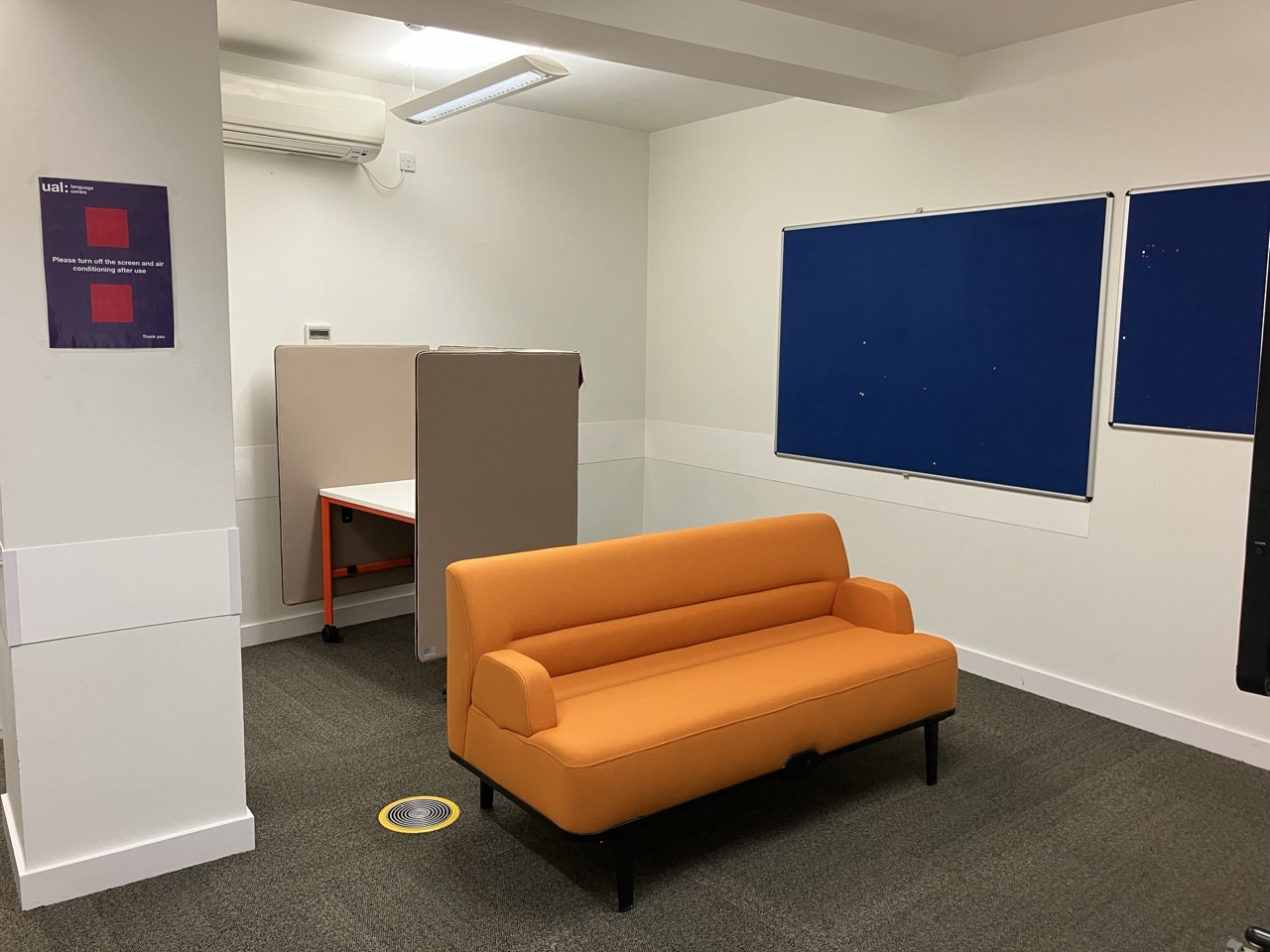 Photo of the Living Room Lab during fit out
